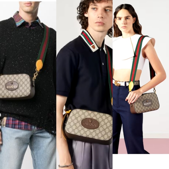 Gucci GG Supreme Canvas Wristlet Neo Vintage Fanny Pack Crossbody Should… - Picture 3 of 15